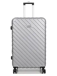 Валіза велика L ABS-пластик Madisson Snowball 03403 78х52х32см 103+17л Срібна - мініатюра 2