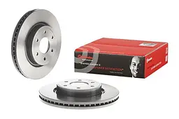 Диск тормозной вентилируемый Nissan Navara NP300 14-25г Brembo ( 09.D619.11 ) - миниатюра 2