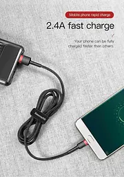 Кабель Baseus Cafule Micro USB 2m (CAMKLF-C91) Red/Black [69672] - мініатюра 13