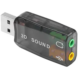 Звукова карта 5.1 USB QTS-005 Black (16159)