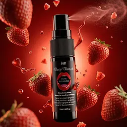 Спрей Intt Deep Throat Strawberry для глибокого горла, 12 мл - мініатюра 4