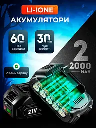 Акумуляторна пила ланцюгова MJM X-Trim V21 - мініатюра 4