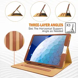 Чохол DAORANGE для iPad Air 3 10,5 дюймів (випущений у 2019 р.), чохол-підставка зі штучної шкіри для iPad - мініатюра 6