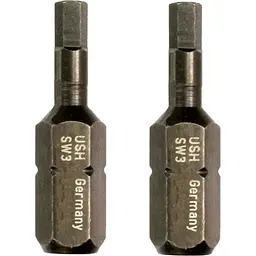 Насадка викруткова USH HEX М4x25 мм шестигранна 2 шт. (UUST0012072/2)