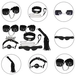 Набір БДСМ - Erospace Wild Play Luxury BDSM Set 7 pcs C10 - мініатюра 5