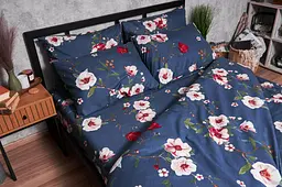 Комплект постільної білизни Moon&Star Полісатин Premium Bush Peony євро 200х220 см наволочки 4х50х70 см - мініатюра 6