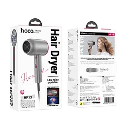 Фен для волосся Hoco HP13 rose червоний - мініатюра 9
