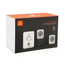 Колонки Kisonli U-3000BT, 5W+2x3W, USB/TF/BT/FM/AUX, с сабвуфером, DC: 5V, Black, BOX, Q40 - мініатюра 2