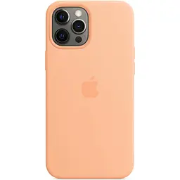 Чохол Silicone Case with MagSafe для iPhone 12 Pro Max (Cantaloupe) AAA [57149] - мініатюра 2