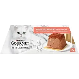 Паштет для котів Purina Gourmet Revelations мус з лососем 2х57 г (7613287071217) - мініатюра 4