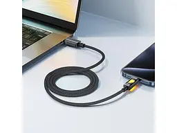 Кабель USB Type-C Acefast C21-03 USB Type-C to USB Type-C 2.0 60W 1.2m Black (6974316284666) - мініатюра 3