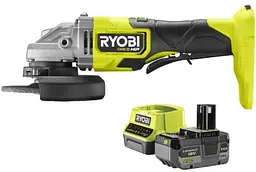 Шліфмашина кутова акумуляторна ONE+ НР RAG18X-1C40S 125мм 18В Ryobi teh0025405