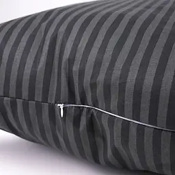 Набір подушок MirSon №0114 Сolor Fun Line Stripe Black Bamboo 2 шт. чорний (2200011158594) - мініатюра 4