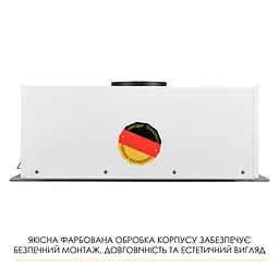 Витяжка повновбудована WEILOR LUMINA WBG 66 WHITE - мініатюра 14