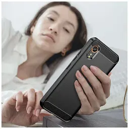 Чохол до мобільного телефона BeCover Carbon Series Samsung Galaxy Xcover7 Black (711892) - мініатюра 4