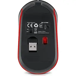 Комп'ютерна мишка Real-El RM-470W Wireless/Bluetooth Dark Gray (EL123200049) - мініатюра 7
