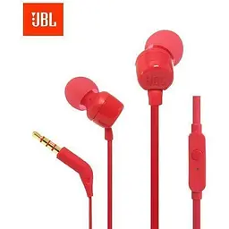 Навушники JBL T110 Tune дротова гарнітура червона - мініатюра 4