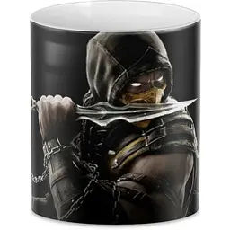 Кухоль GeekLand Mortal Kombat Мортал Комбат з ножем MK.02.24 330 мл білий - мініатюра 3