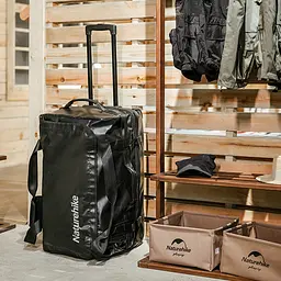 Сумка на колесах Naturehike NH21LX002, розмір М, чорна - мініатюра 3