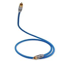 Сабвуферний кабель RCA-RCA Melodika Sky Blue SBS-W30 Subwoofer cable 3m - мініатюра 1