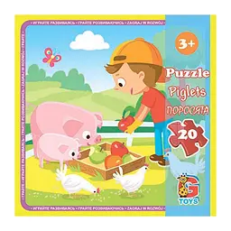 Пазли дитячі картонні G-Toys Ферма 20 ел. (IP-177-P-762)
