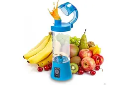 Кружка – блендер Juice Cup NG-01 · Фітнес – шейкер для смузі з USB зарядкою · Портативний соковитискач з функцією Power Bank - мініатюра 3