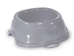 Stefanplast (Стефанпласт) Break 1 - Миска пластикова нековзна для собак і котів 0,4л (сталевий-синій)
