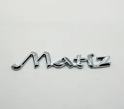 Емблема напис MATIZ Хром 73х35 мм Пластик на скотчі (Завод) - мініатюра 2