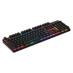 Клавіатура Hator Icefall Mecha Rainbow USB Black (HTK104UA) - мініатюра 3