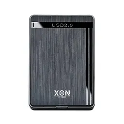 Зовнішня кишеня XON MemoryCase для 2.5" SATA HDD/SSD USB 2.0 Чорна (XHC1A12S21PB 6587) - мініатюра 2