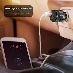 Автомобільний FM-модулятор C57 з Bluetooth 5.0, MP3 та швидкою зарядкою QC3.0 USB - мініатюра 5