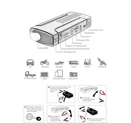 Пускозарядний пристрій 4smarts Jump Starter Power Bank Ignition 13800mAh - мініатюра 4