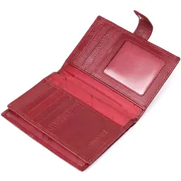 Стильна обкладинка на документи для жінок з натуральної шкіри ST Leather 23117 бордова - мініатюра 7