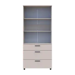 Шафа для одягу Doros Торн Кашемір 2 ДСП/3Ш (полиці) 90х51.6х200 (44900450) - мініатюра 8