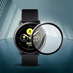 Захисна плівка BeCover для Samsung Galaxy Watch Active 2 44mm SM-R820 Black (706036) - мініатюра 6