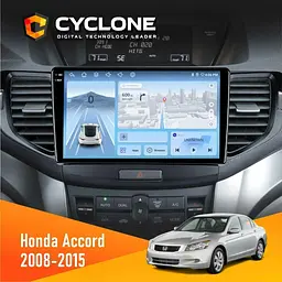 Штатна магнітола Honda Accord 8 2008-2015 Amp Cyclone C9-012 4x64, DSP, 4G Cyclone (НФ-00009284)