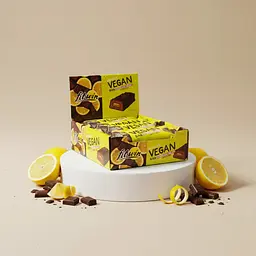 Батончик Vegan Bar БЛОК 12*50 грам - шоколад-лимон FitWin vit0003646 - мініатюра 2