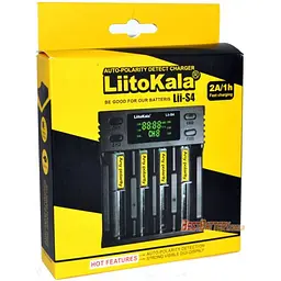 Зарядний пристрій Liitokala lii-S4 на 4 канали (для Ni-MH, Ni-CD, Li-Ion, LiFePo4) - мініатюра 4