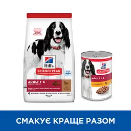 Сухий корм Hill’s SP Adult Medium Breed для дорослих собак середніх порід, з ягням і рисом, BONUS Bag 12+2 кг - мініатюра 4