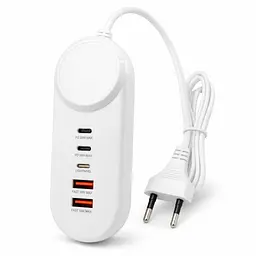 Зарядний пристрій XoKo 2xUSB QC 18W + 2xUSB-C PD35W (XK-QC-505)