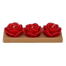 Набір свічок троянда Red colored candle GRAJMY RAZEM 74-3308 102784 - мініатюра 2