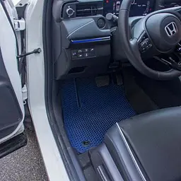 Килимки у салон EVA для Honda ENS1 2022- з підп'ятником Бежеві-Бежевий кант 5 шт - мініатюра 3