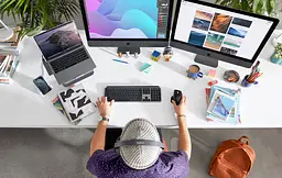 Клавіатура Logitech MX Keys for Mac [920-009558] Space Gray [68411] - мініатюра 9