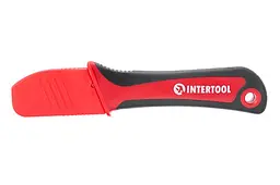 Ніж будівельний кабельника електрика для зняття ізоляції Intertool HT-0562 170 мм з п'ятою - мініатюра 6