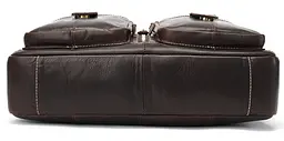 Сумка-портфель чоловіча зі шкіри 20004 Vintage коричневий - мініатюра 4