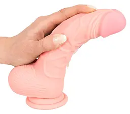 Фалоімітатор Orion Medical Silicone Dildo 20 см тілесний - мініатюра 5