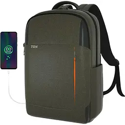 Рюкзак Tigernu T-B3906B 15.6` Army Green [121173] - мініатюра 4