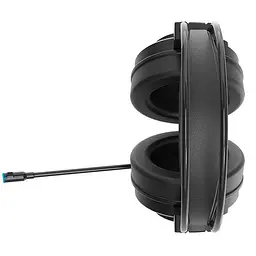 Дротові ігрові навушники Xtrike Me Gaming RGB HP-318, PC, PS4, PS5, USB, 2*3.5mm, 1.8m, black - мініатюра 3