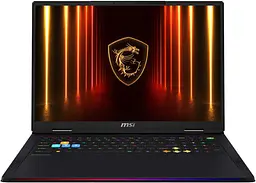 Ноутбук MSI Raider A18 HX A9WJG Core Black(A9WJG-052US)(18/Ryzen 9 9955HX3D/64/RTX5090/SSD2000/W11)