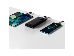 Зовнішній акумулятор Power Bank BASEUS Bipow Digital Display 10000mAh 20W Black (PPDML-L01) - мініатюра 7